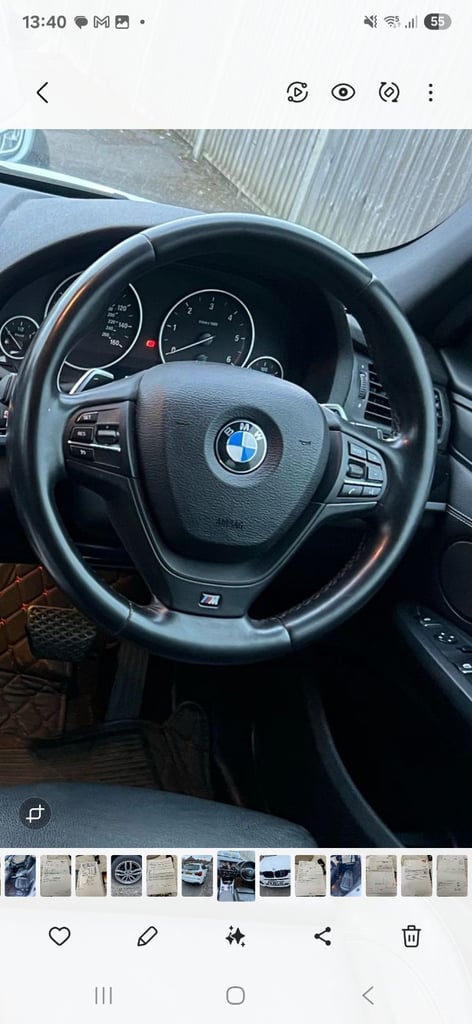 BMW X3 F25 model 2016 steering wheel for sale 
