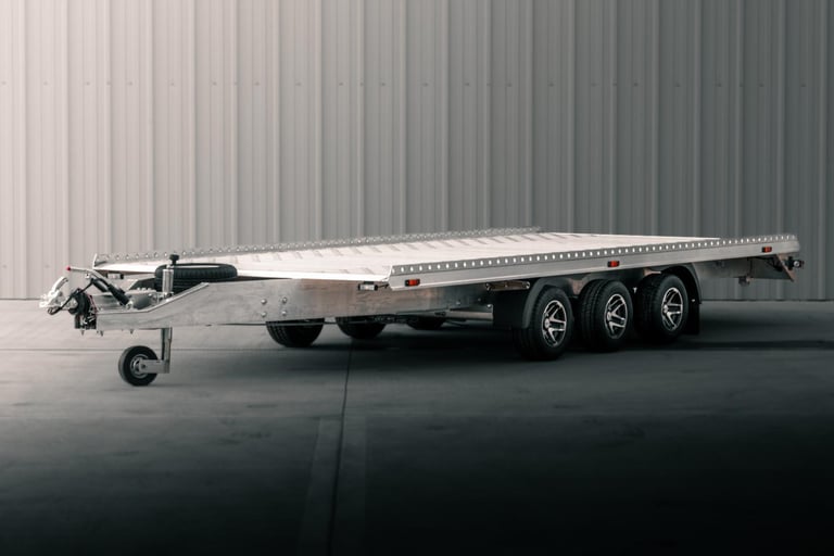 image for AMS 5.2m x2.1m Car Transporter Trailer Recovery Truck Body3500kg Full aluminium