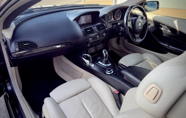 2008 BMW 6 SERIES COUPE 635 DIESEL TWIN-TURBO NEW MOT FULL SERVICE HISTORY SAPHIRE BLACK