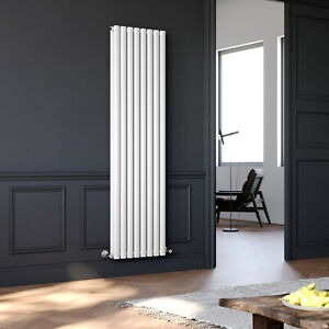 New Double White Oval Panel Radiator 1800 x 480mm RRP £320 Our Price £190