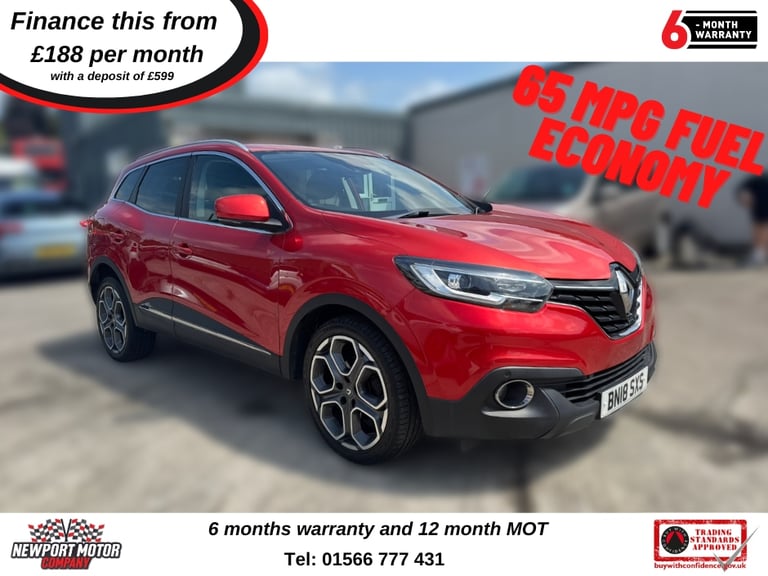 2018 Renault Kadjar 1.6 dCi Dynamique Nav 5dr HATCHBACK Diesel Manual