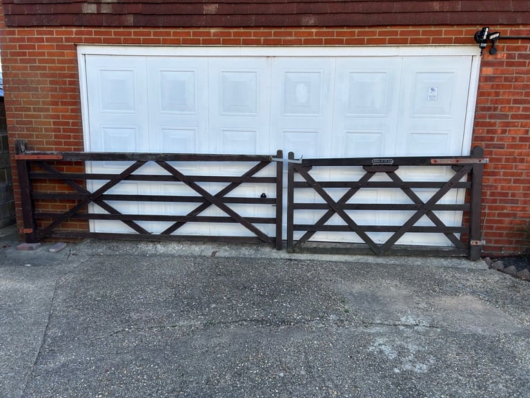 image for Two Wooden gates.