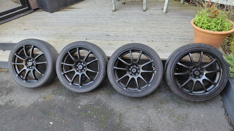 17 Inch Motor Rismo Alloy Wheels and Tyres 4 x 100 but multifit