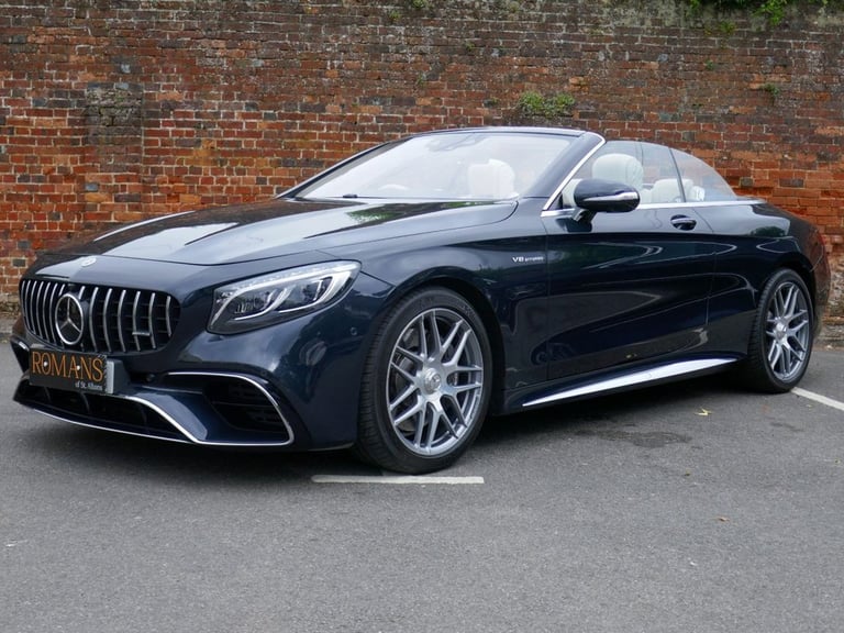 image for 2018 Mercedes-Benz S-Class 4.0 S63 V8 BiTurbo AMG S Cabriolet 2dr Petrol SpdS MCT Euro 6 (s/s) (6...