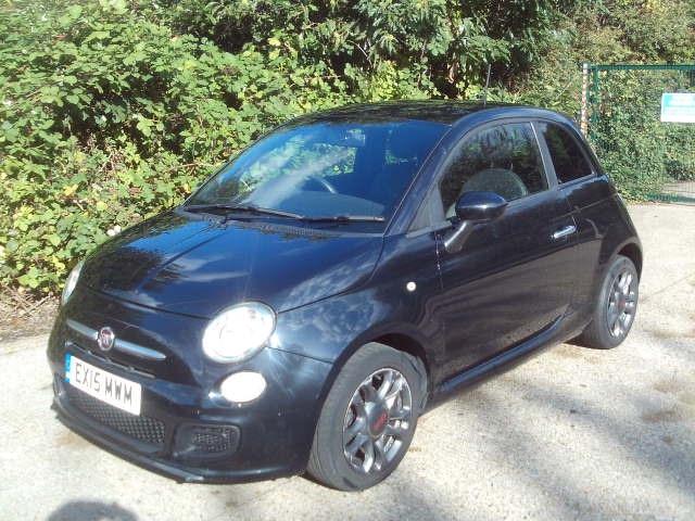 2015 Fiat 500 1.2 S 3dr Black 54k Miles Years MOT Warranty HATCHBACK Petrol Manual