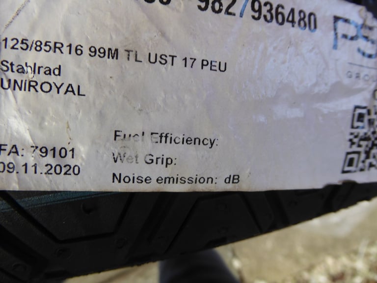 image for Vauxhall Mokka space saver spare wheel