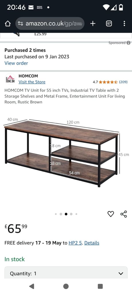 image for Rustic TV Stand / Hi Fi Unit etc