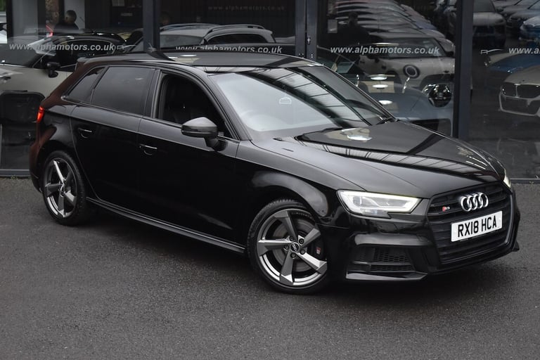 2018 Audi S3 2.0 TFSI Black Edition Sportback 5dr Petrol S Tronic quattro Euro 6 (s/s) ( Hatchbac...