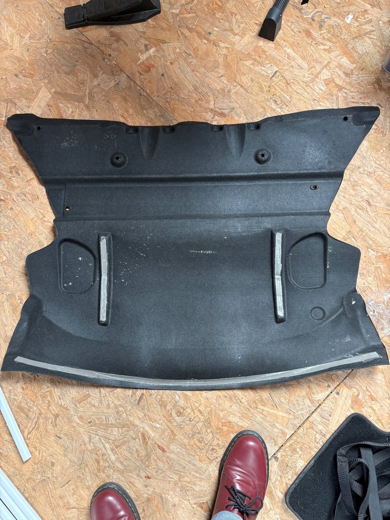 Tesla 3 rear trunk sound proofing 