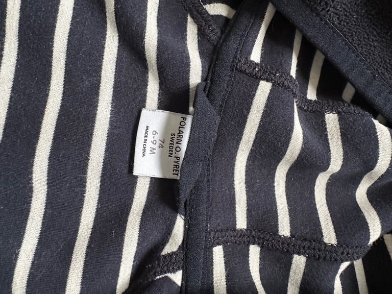 polarn o pyret 6-9m WINDPROOF FLEECE ALL-IN-ONE