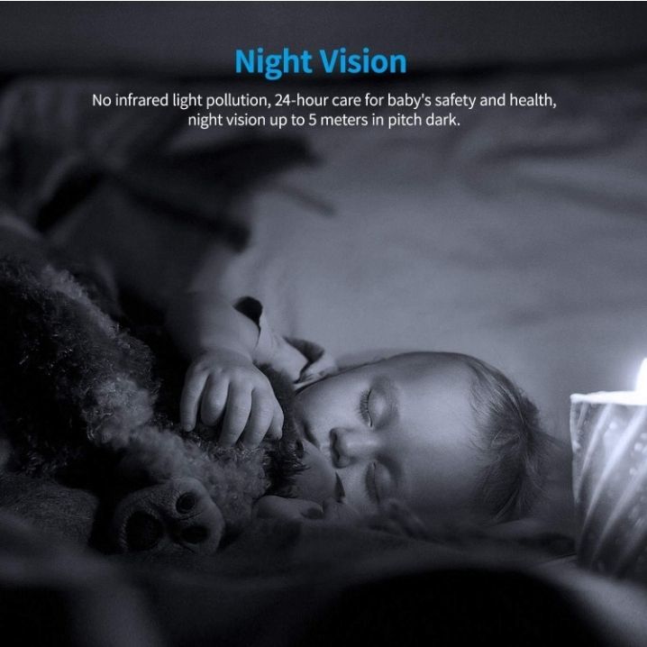 Security Indoor Pet Camera WiFi CCTV Security Baby Monitor,  Alert Night Vision SD Storage 