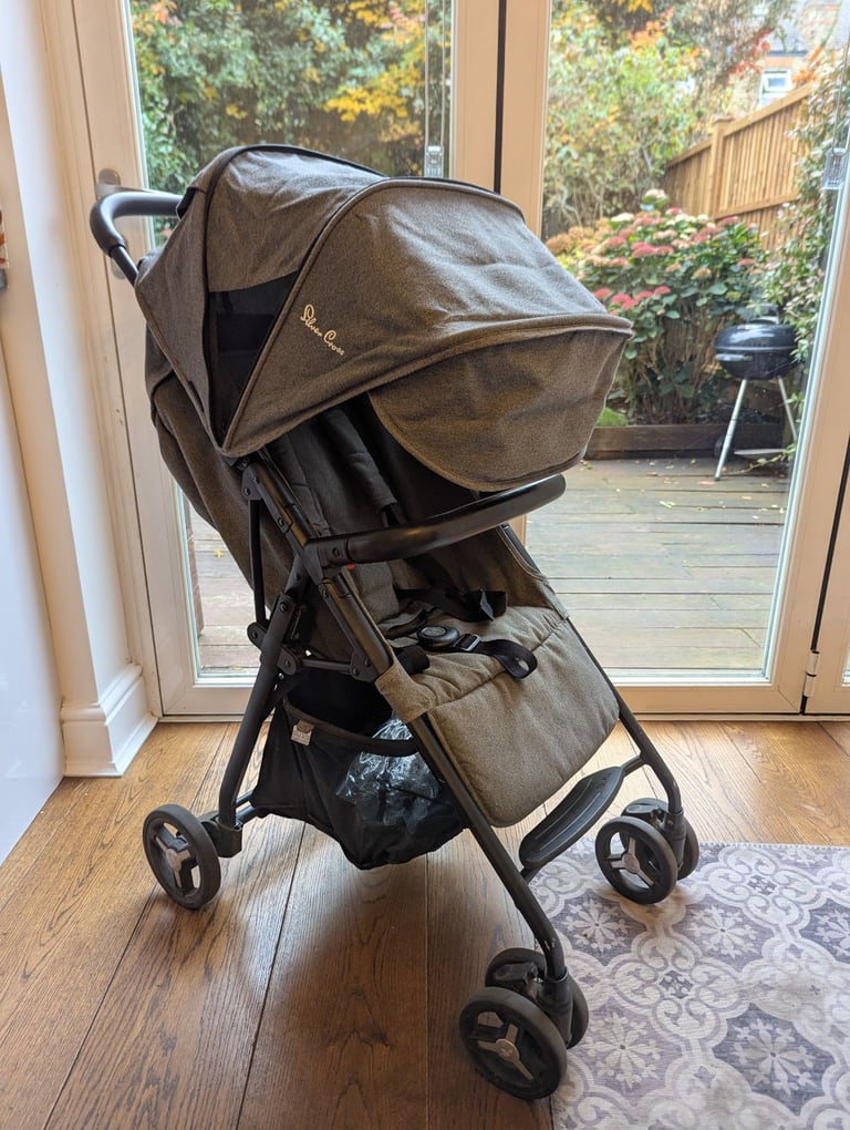 image for SILVER CROSS Avia Stroller - Eton Grey (perfect for holidays and travel) 