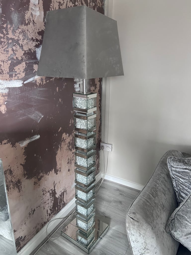 image for Mirrored floor lamp 