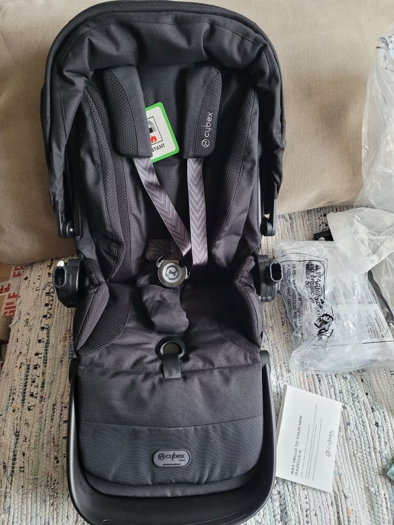 image for Cybex gazelle s new main seat only moon black black