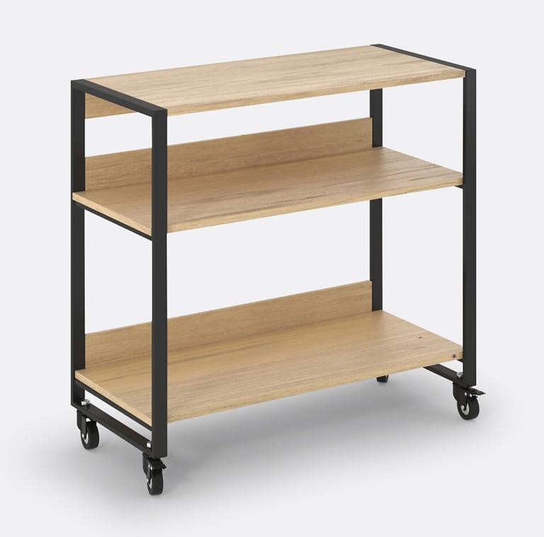 Storage shelving trolley 