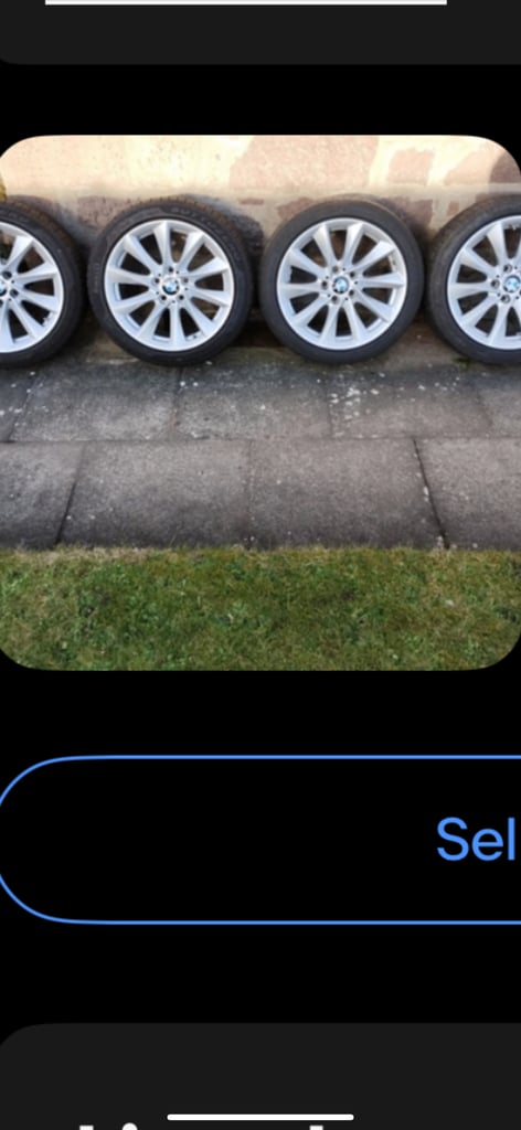 image for BMW f30 winter alloys and run flat winter tyres