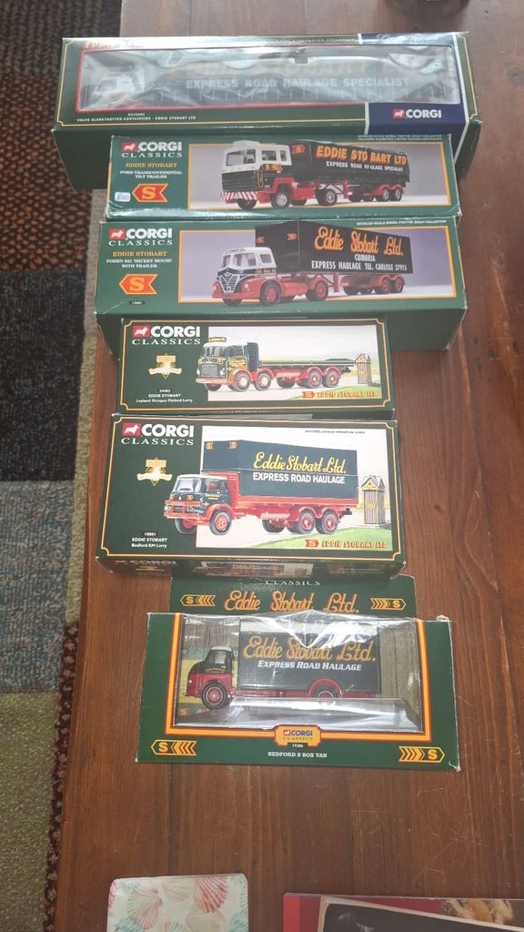 image for Corgi Job lot od Eddie stobart Trucks & Lorries 
