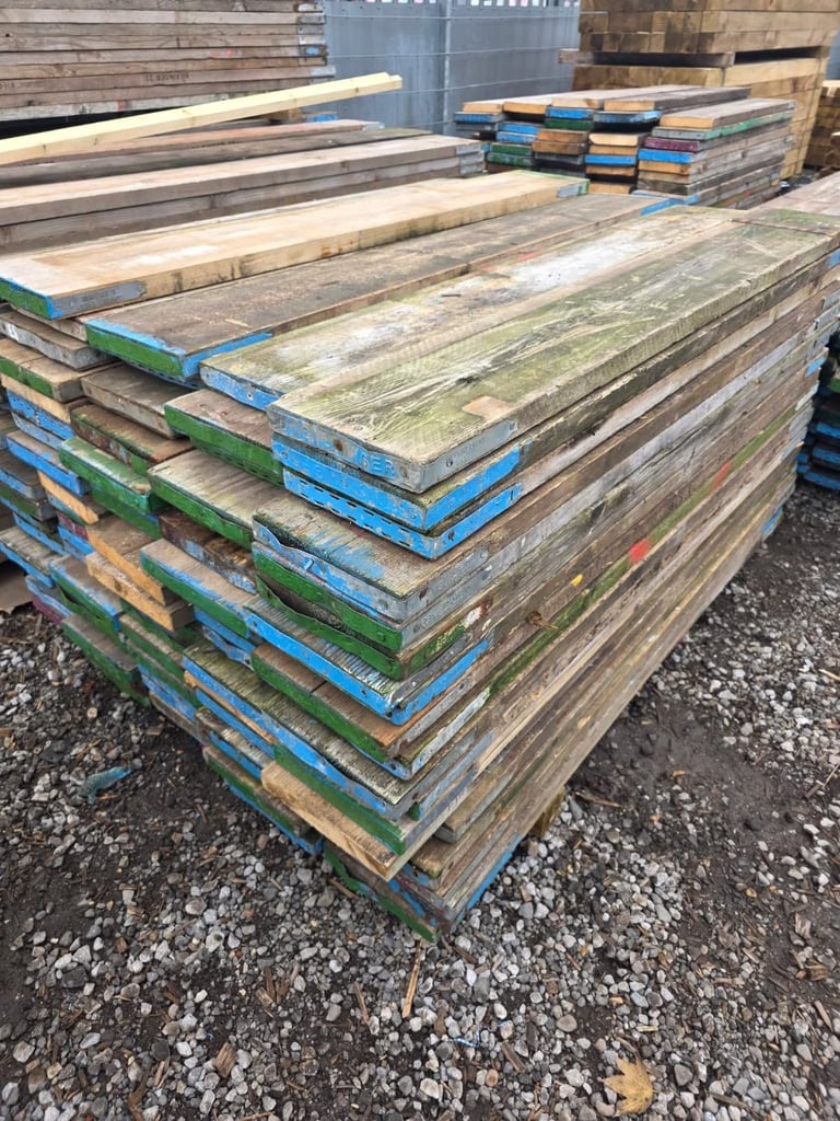 RECLAIMBED TIMBER  SCAFF BOARDS 