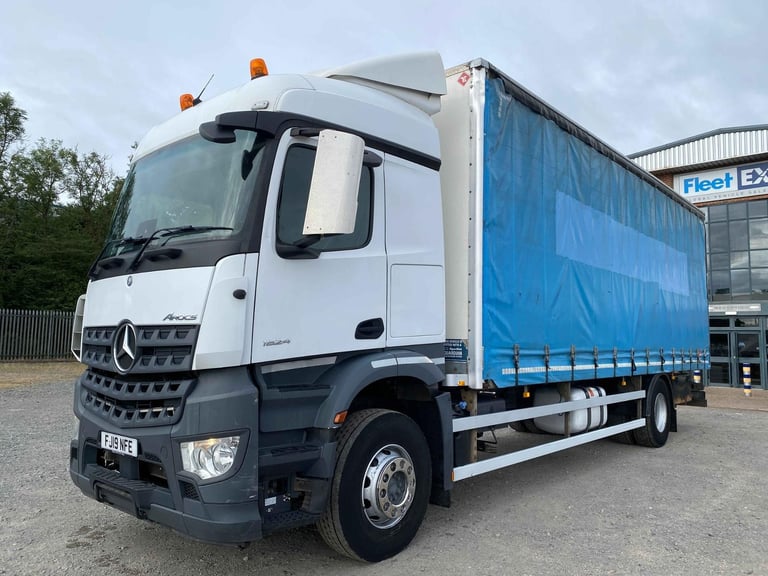 MERCEDES AROCS 1824 *EURO 6* 18 TONNE DOUBLE DECK CURTAINSIDER 2019 – FJ19 NFE