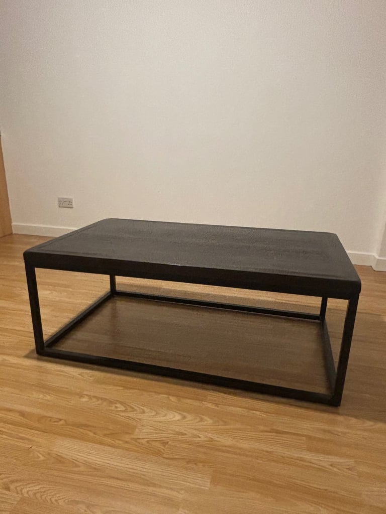 image for Dark brown wood coffee table
