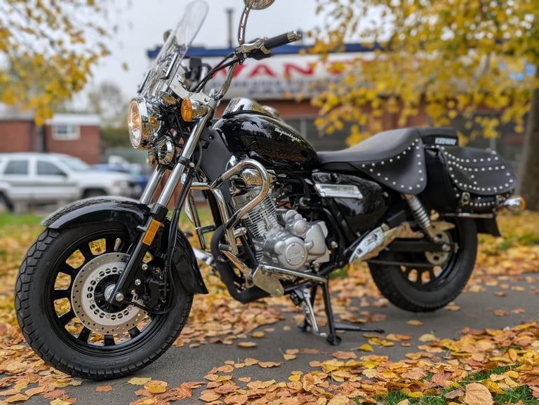 2025 Keeway Superlight 125 SE Gloss Black Only Covered 253 Miles Px Welcome