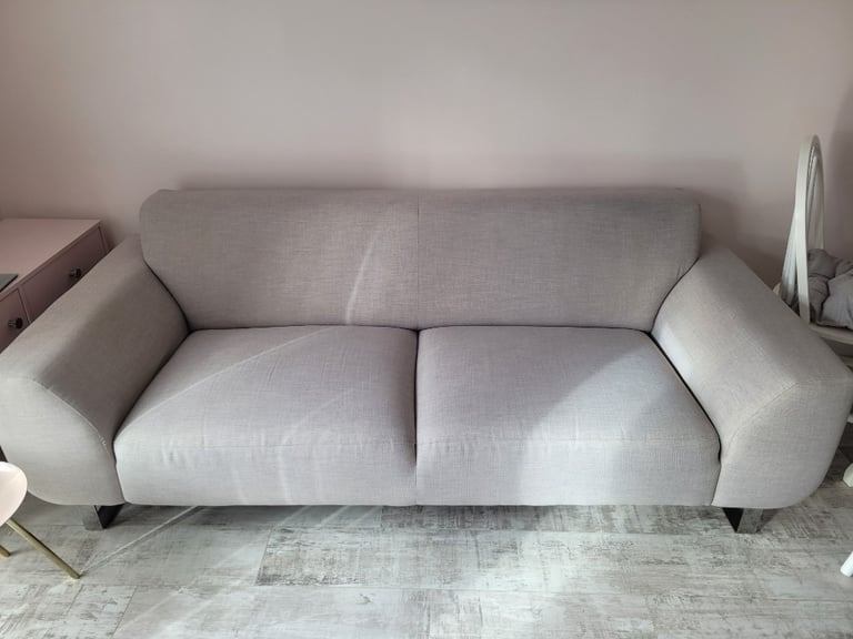 Light Grey 4 seater sofa