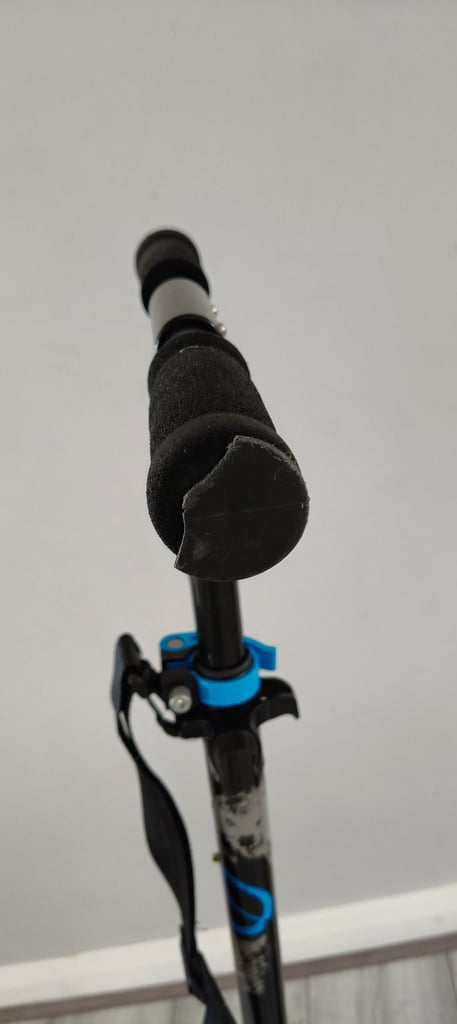 No Fear foldable scooter with holding strap over 7 years
