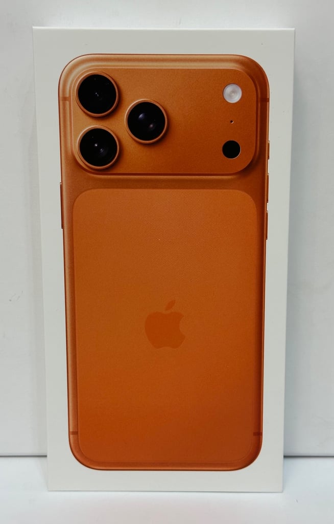 iPhone 17 Pro Max 1TB Orange, Brand New in Sealed Box with 1 Year Apple Warranty. 