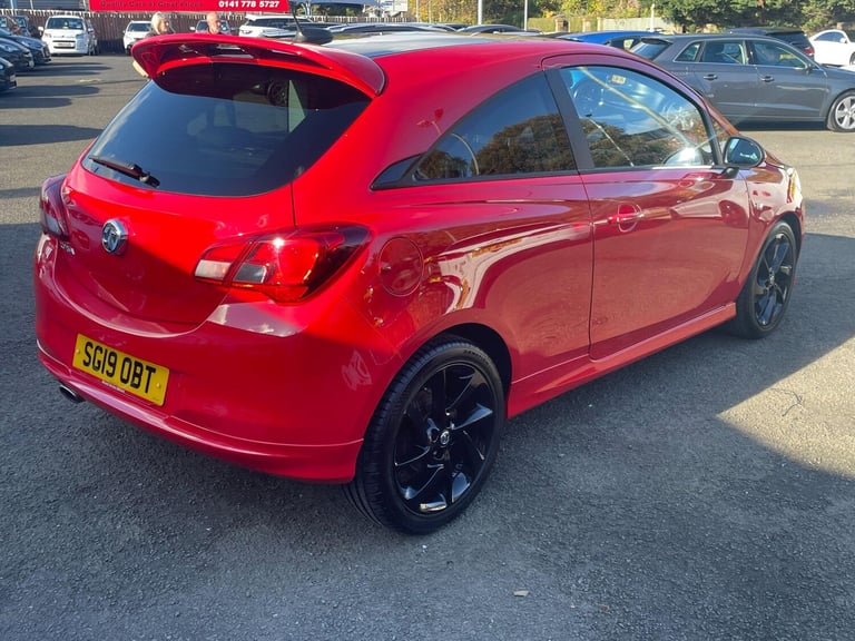 2019 Vauxhall Corsa 1.4i ecoTEC SRi VX Line Nav Black Euro 6 3dr HATCHBACK Petrol Manual