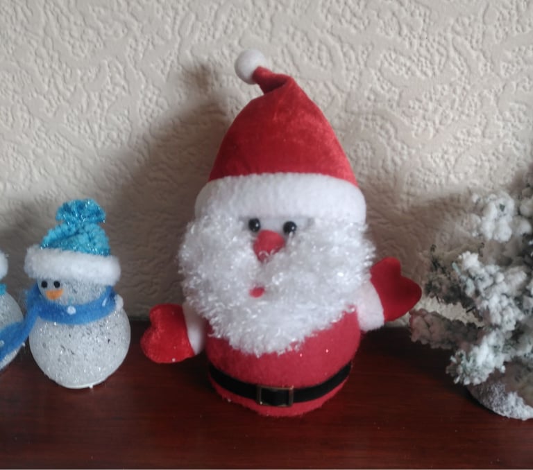 Xmas / Christmas Decorations, Trees, Foil Lanterns, Snowmen, Santa, Tinsel