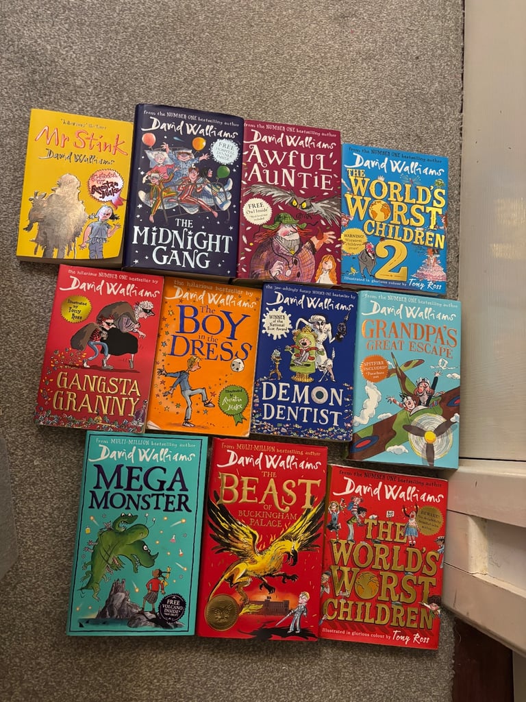 Set of David Walliams Books