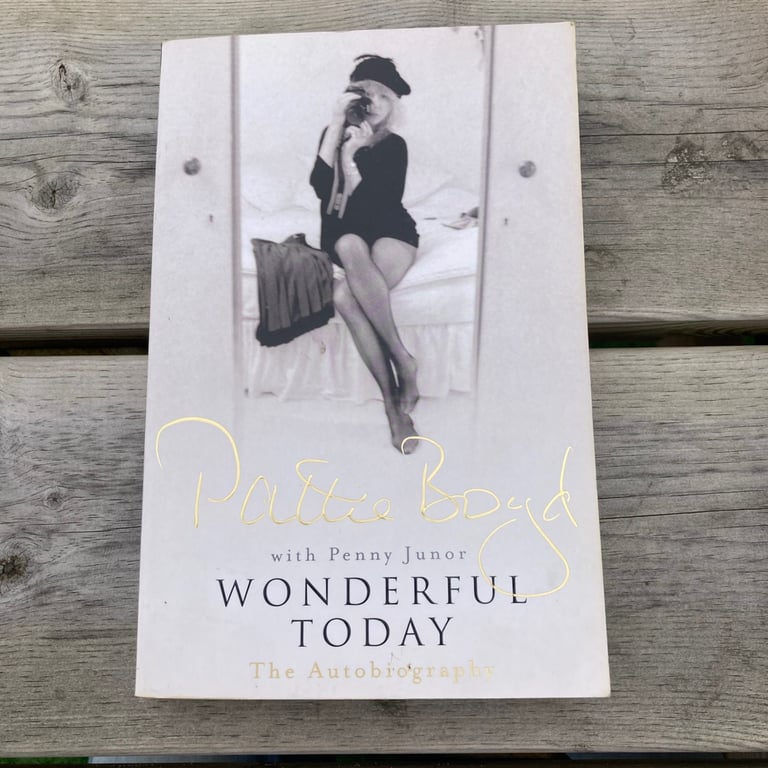 image for RARE SIGNED COPY of Wonderful Today The Autobiography of Pattie Boyd PB 1st 2007