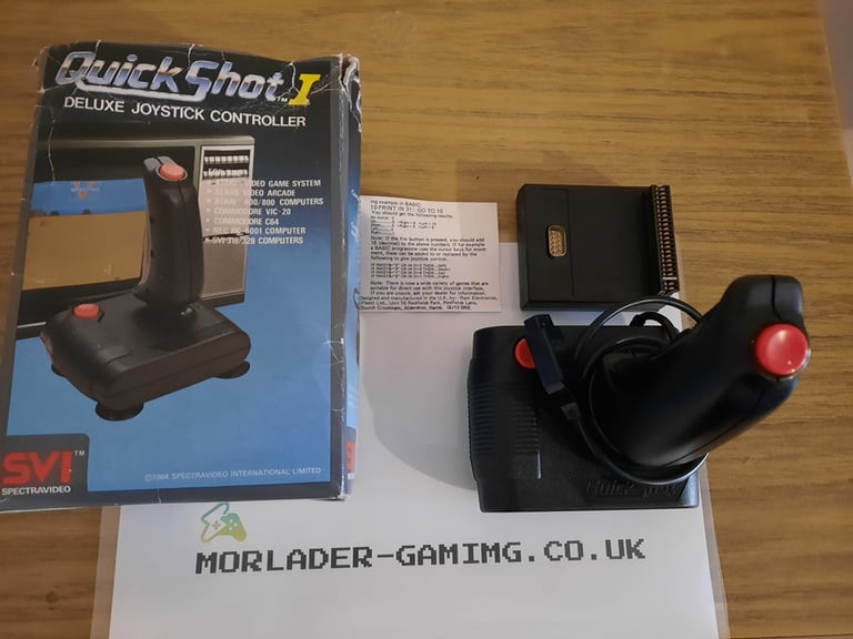 image for ZX Spectrum 16K and 48K boxed SVI Quickshot 1 joystick and Interface