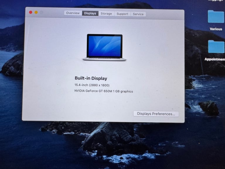 MacBook Pro 15 inch Early 2013 