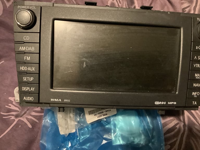 2011 Toyota Avensis head unit/sat nav
