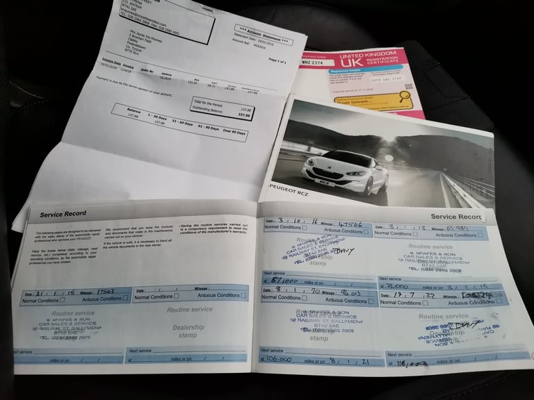 2014 PEUGEOT RCZ GT 2.0 HDI 165BHP 1 YEAR M,O,T FULL SERVICE HISTORY