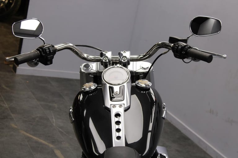 2018 Harley-Davidson FLFBS Softail Fat Boy 114 in Black Tempest