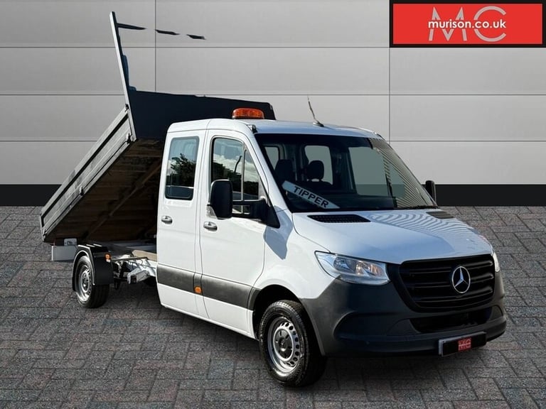 2022 Mercedes-Benz Sprinter 3.5t Progressive Crew Cab Tipper CHASSIS CAB DIESEL Manual