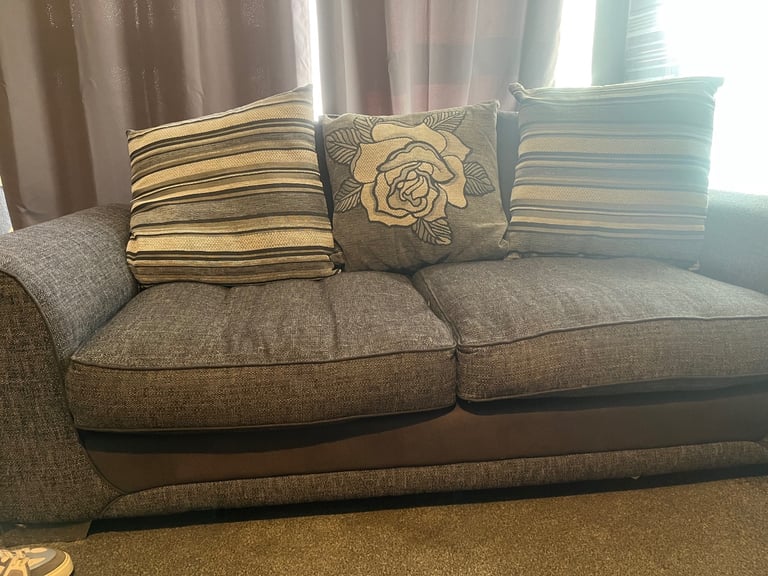 image for 2x large sofas