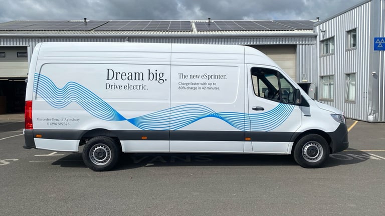 2025 Mercedes-Benz Sprinter 100kW 113kWh Pro Van Auto PANEL VAN ELECTRIC Automatic