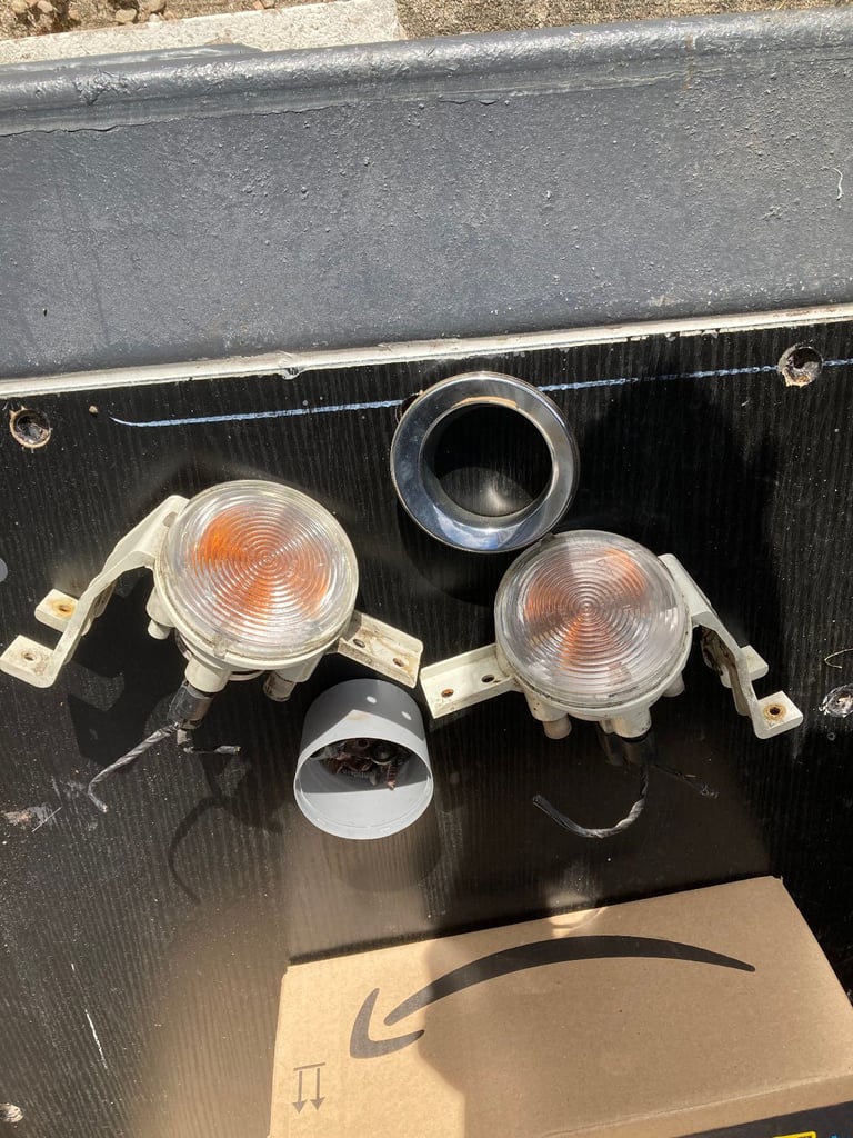 Mini Car Parts - Drivers Side Mirror & Spot Lights