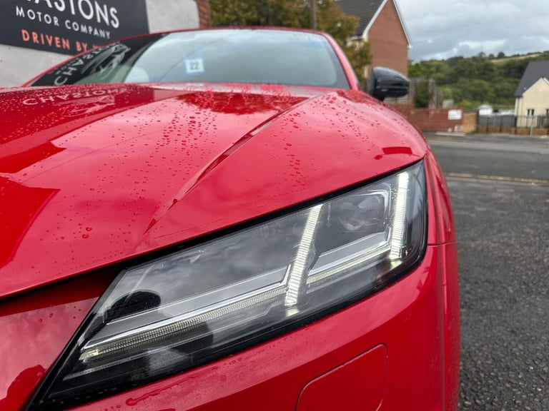 AUDI TT Convertible Red S-Line Black Edition Manual Petrol 2018