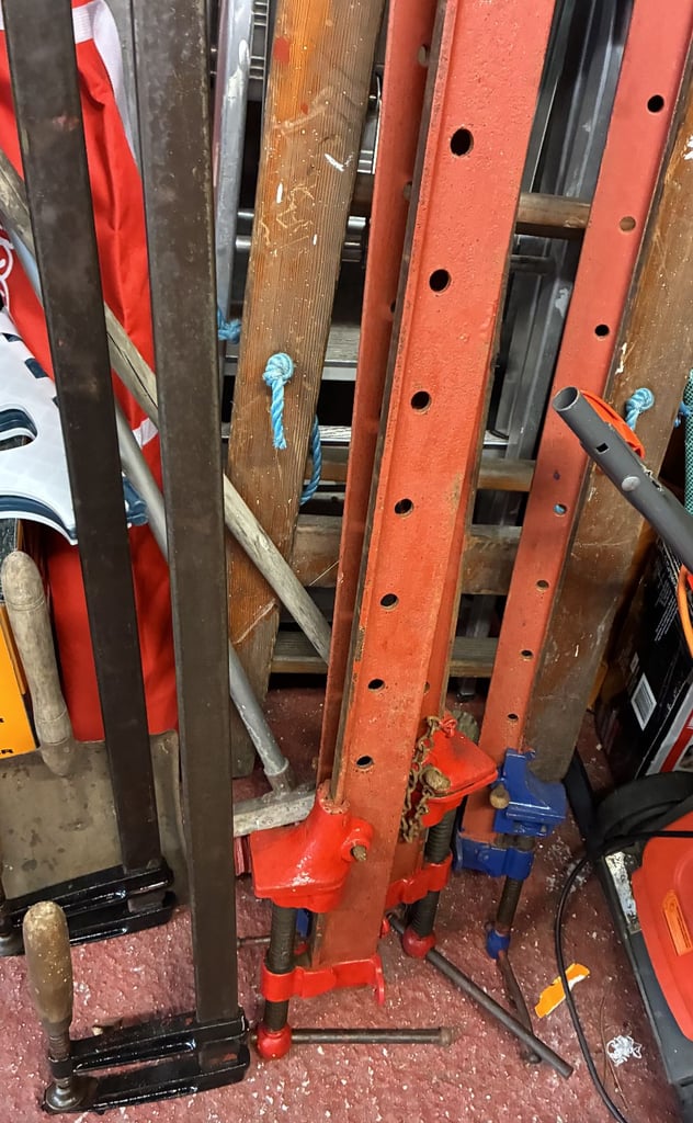 3 Pairs (Set Of 2) Of Sash Clamps T Bar Heavy Duty