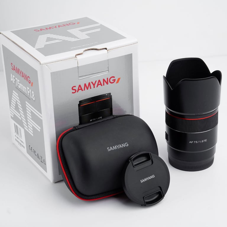 Samyang 75mm f1.8 AF Autofocus Lens for Sony E-Mount Boxed New