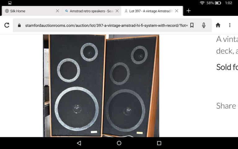 image for Vintage amstrad speakers 1970s