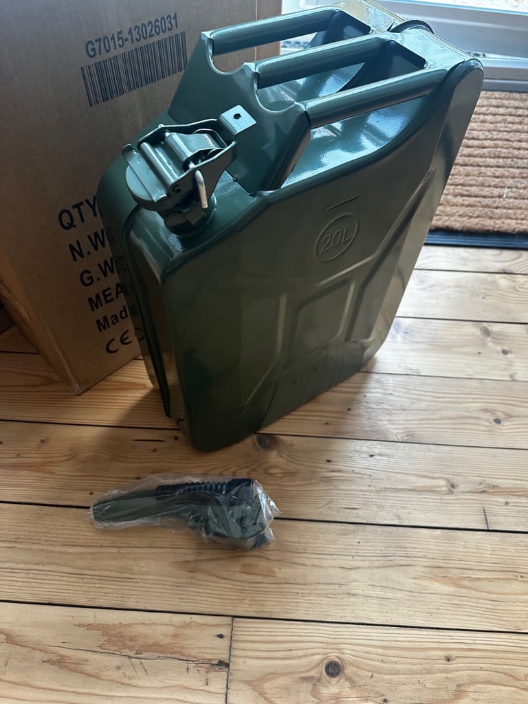 image for 3 x 20L metal Jerry cans