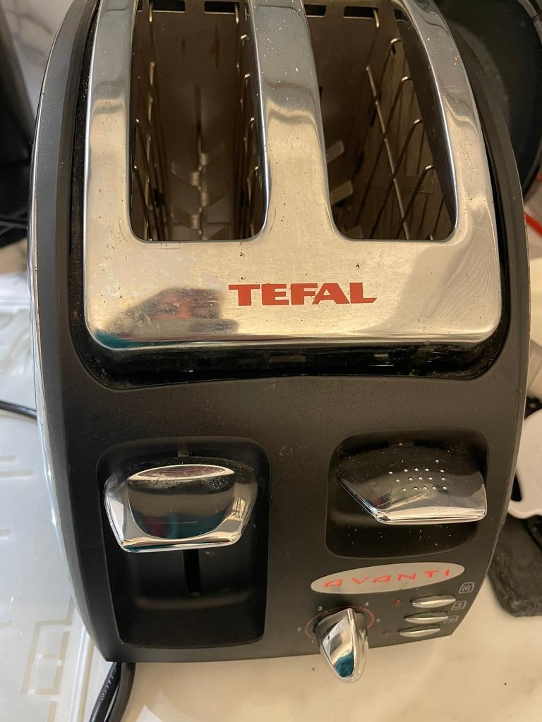 Tefal Toaster Chrome & Black