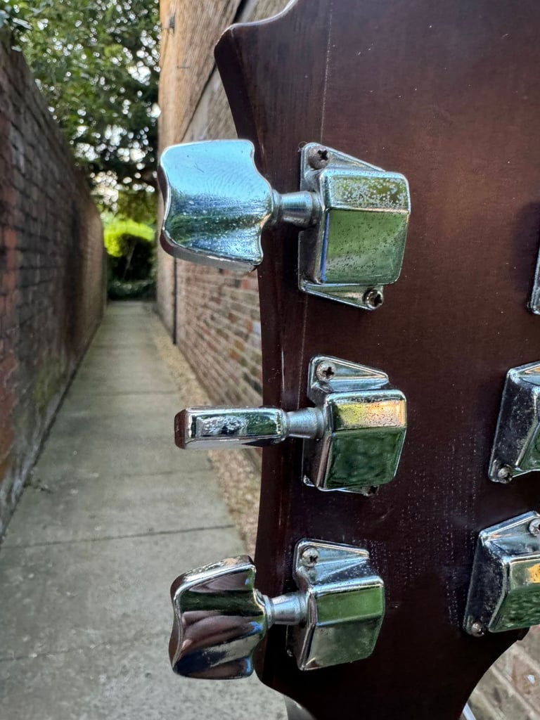 Ibanez V220 Vintage Series (Japan, 1980s) + Schatten HFN passive piezo pickup