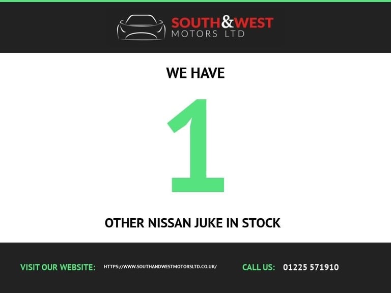 2019 Nissan Juke 1.6 Bose Personal Edition SUV 5dr Petrol Manual Euro 6 (112 ps) HATCHBACK Petrol...