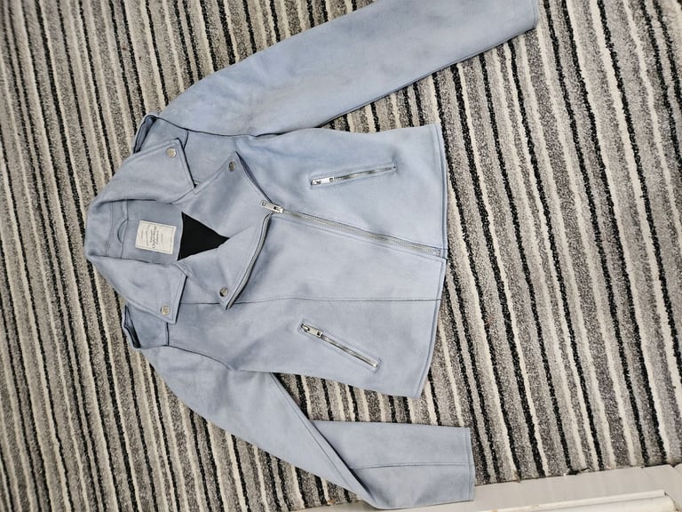 Womens leather and 1 denim jacket size 10